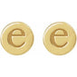 Engravable Disc Earrings