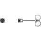 Round 4-Prong Lightweight Stud Earrings 1/5 CTW