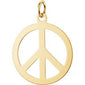 Peace Sign Earrings or Pendant