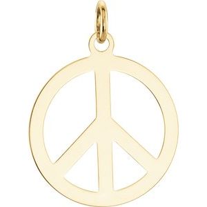 Peace Sign Earrings or Pendant