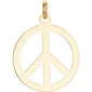 Peace Sign Earrings or Pendant