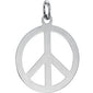 Peace Sign Earrings or Pendant