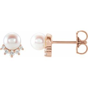 Accented Pearl Earrings    