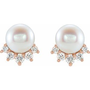 Accented Pearl Earrings    