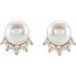 Accented Pearl Earrings    