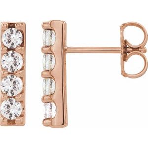 Accented Bar Earrings