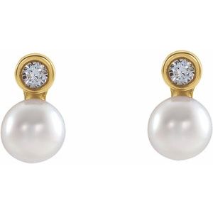 Accented Pearl Earrings