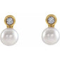 Accented Pearl Earrings