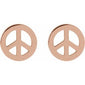 Tiny Peace Earrings