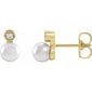 Accented Pearl Earrings