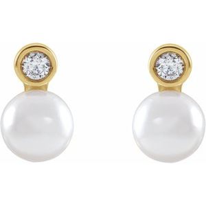 Accented Pearl Earrings