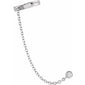 Ear Cuff with Chain 1/10 CT