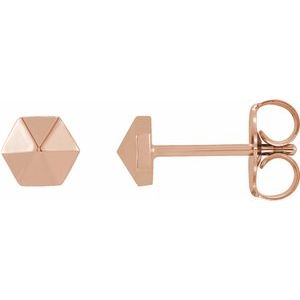 Hexagon Earrings