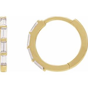 Lab-Grown Diamond Hoop Earrings