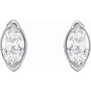 Marquise Lab-Grown Diamond Stud Earrings