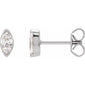 Marquise Lab-Grown Diamond Stud Earrings