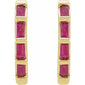 Baguette Huggie Earrings