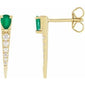 Spike Earrings 1/8 CTW